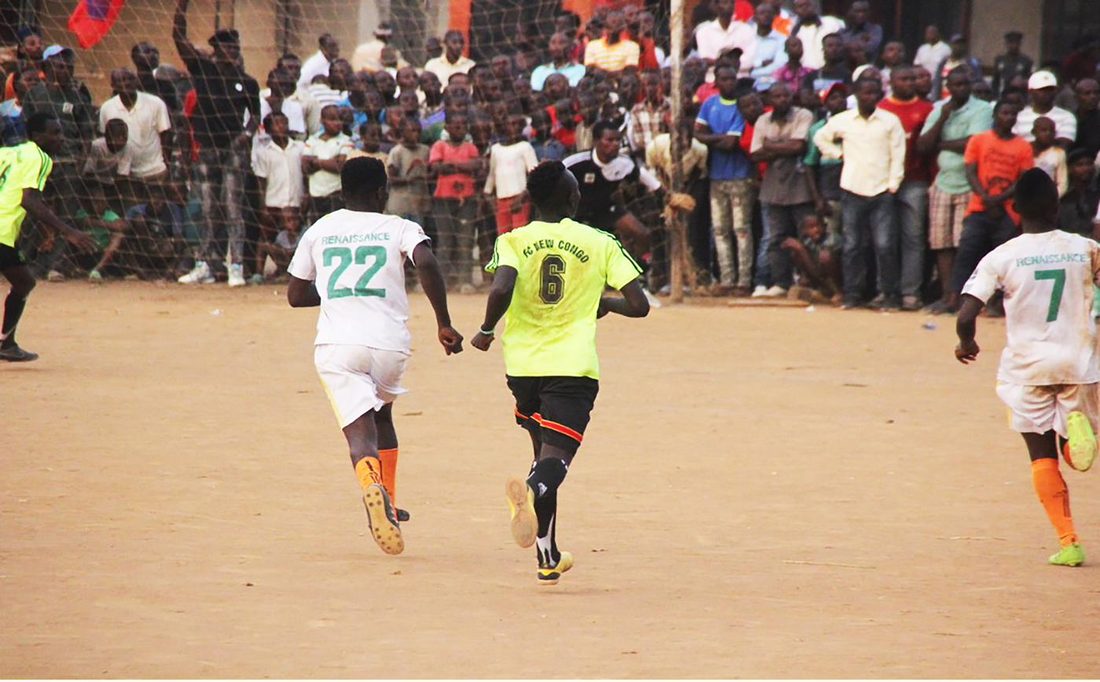 A football match at Fount Tournament
